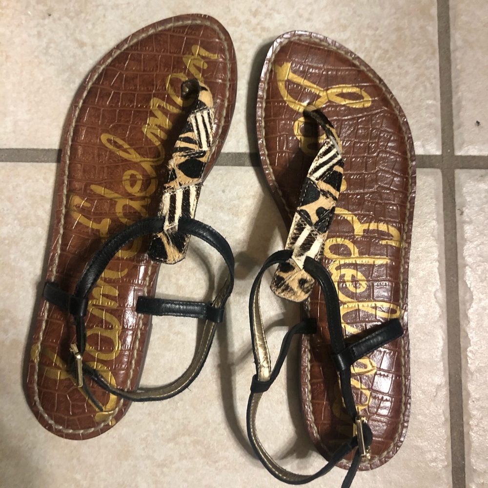 Sam Edelman 7.5 Animal Print Sandals